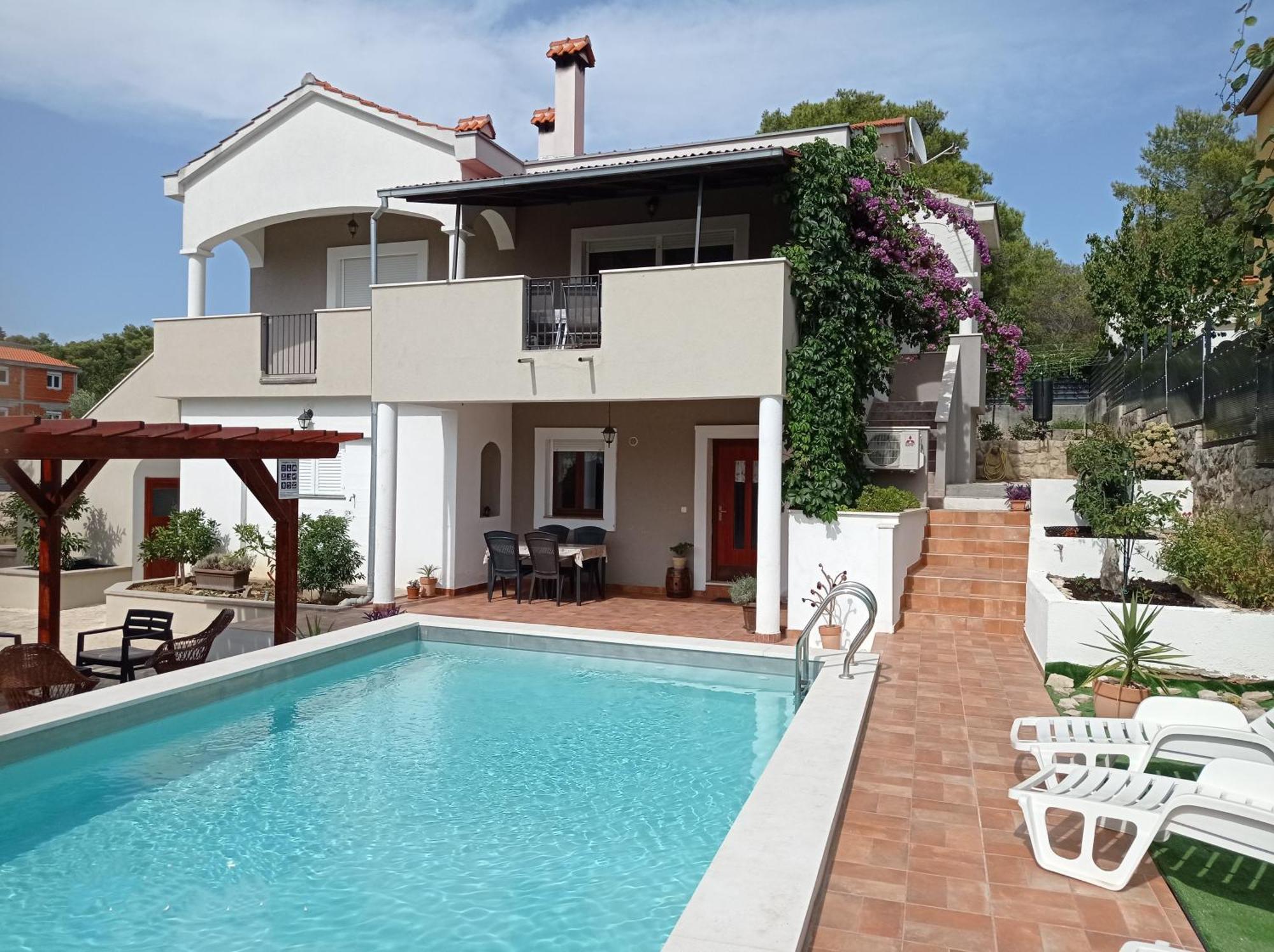 Villa Niko With Private Swimming Pool Zadar Ngoại thất bức ảnh